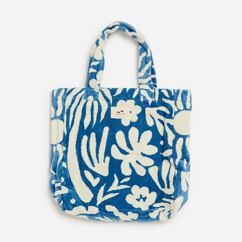SLOW TIDE TERRY TOTE BAG